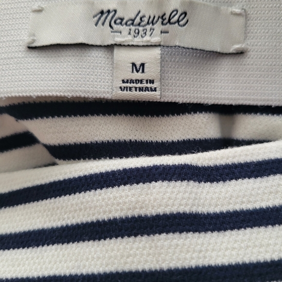 Madewell Eventide Striped Pencil Skirt Size Medium - Picture 5 of 5